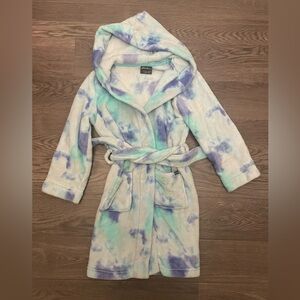Eddie Bauer Kids Pastel Tie-Dye Hooded Robe